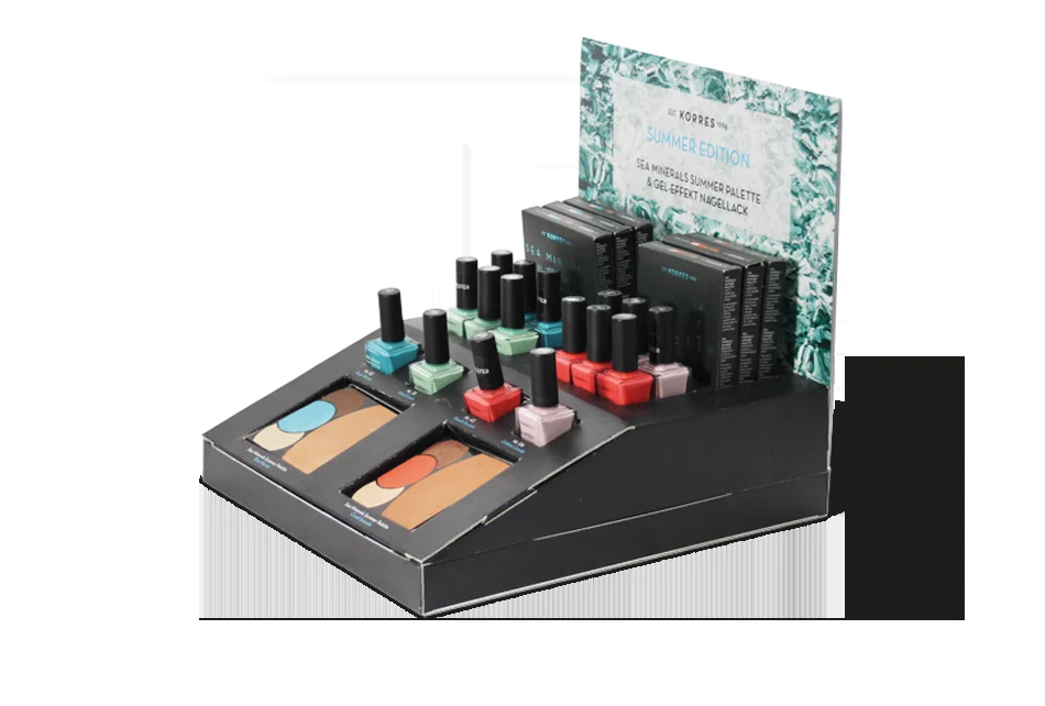 Origineel Korres-productdisplay